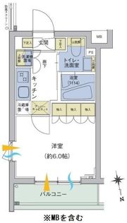 アジールコート品川中延の間取り画像