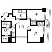デュロス若松町の間取り画像