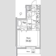 プレミアムキューブ三宿の間取り画像