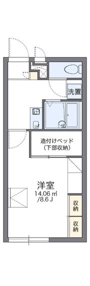 レオパレスサンデン5の間取り画像