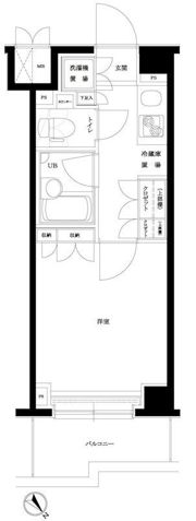 ルーブル目黒不動前の間取り画像