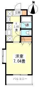 コンフォート西早稲田の間取り画像