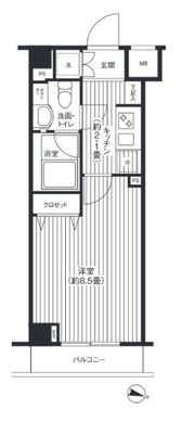 グランハイツ東中野の間取り画像