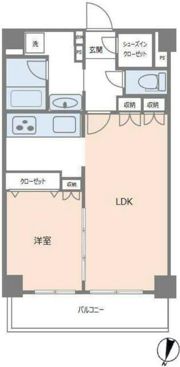 フュージョナル両国の間取り画像