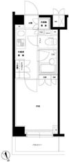 ルーブル目黒不動前の間取り画像