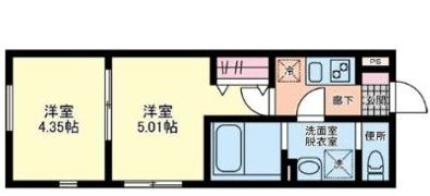 LUORE上北沢駅前の間取り画像