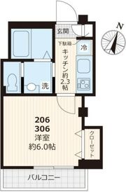 サカエ レジデンスの間取り画像