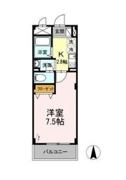 コム シェ ソワ Ⅰの間取り画像