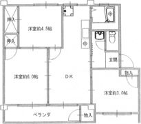 ヴィラナリー折戸A号棟の間取り画像
