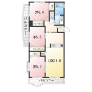 コンフォール シェルの間取り画像