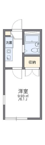 レオパレスイキ明大前の間取り画像