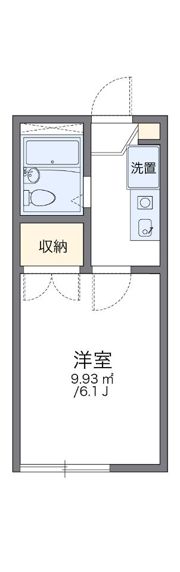 レオパレスイキ明大前の間取り画像
