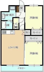 レイクヒルズの間取り画像