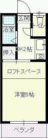 101コーポ笹原の間取り画像
