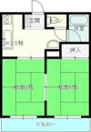 松橋ハイツの間取り画像