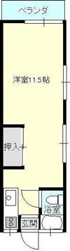 竹の内コーポの間取り画像