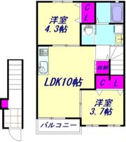 シャルマンの間取り画像