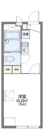 レオパレス小和田の間取り画像