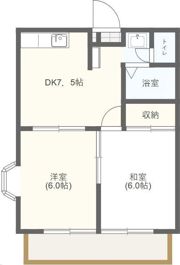 ホワイトビラ御門台の間取り画像
