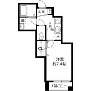 パピエ旗の台の間取り画像