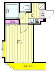 キャッスル高田馬場の間取り画像