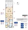 ZOOM蒲田EASTの間取り画像