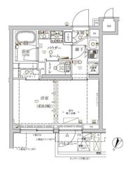 クレイシア新宿ノースの間取り画像