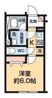 ハーモニーフラッツ神楽坂の間取り画像
