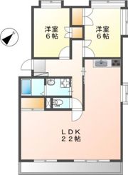 グランディ長谷の間取り画像