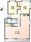 グランディ長谷の間取り画像