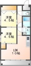 双葉マンションの間取り画像