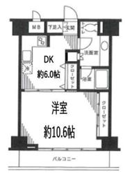 ラヴェーヌ五反田イーストの間取り画像