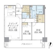 東京ガーデンテラス紀尾井町 紀尾井レジデンスの間取り画像