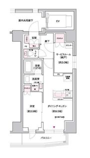 ジェイグランコート上野入谷の間取り画像