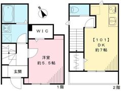 ソルディアス クローバーの間取り画像