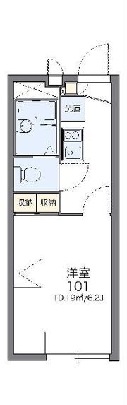 レオパレス磯の間取り画像
