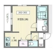 江古田フラットの間取り画像