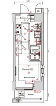 ガリシア武蔵小山の間取り画像