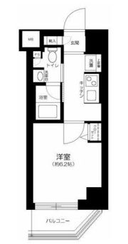 ハーモニーレジデンス品川WEST♯002の間取り画像