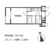 ヴィヴァンK．Yの間取り画像