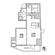 ザ・パークハビオ品川戸越の間取り画像