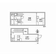 ルクレ自由が丘の間取り画像