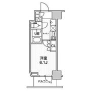 JMFレジデンス北品川の間取り画像