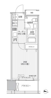 桜ヒルズ九段北の間取り画像