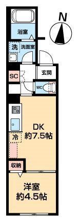 NEXAS EBARAの間取り画像