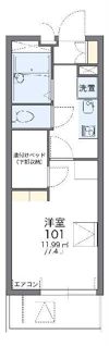 レオパレスサニーウェル 新井の間取り画像