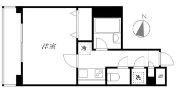 パレステュディオ赤坂の間取り画像