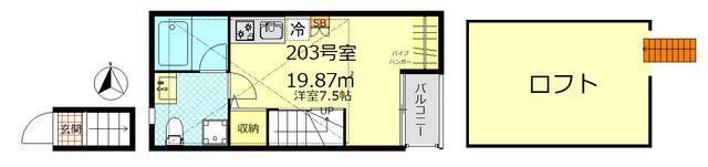 カスティーロ松ヶ丘の間取り画像