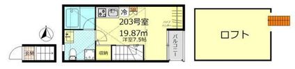 カスティーロ松ヶ丘の間取り画像