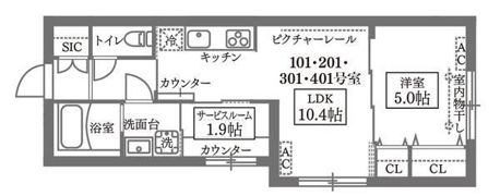 COCOCUBE GRANDE学芸大学の間取り画像